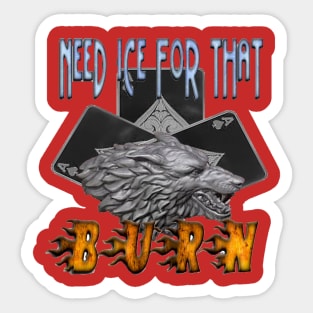 Feel the Burn Sticker